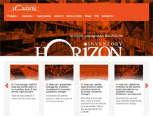 Tablet Screenshot of horizoninventory.com.au